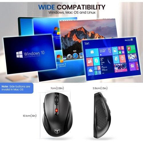 D-09 Wireless USB Mouse for Laptop Lightspeed 5-Level 2400 DPI - Toytexx D-09 Wireless USB Mouse for Laptop Lightspeed 5-Level 2400 DPI - Toytexx